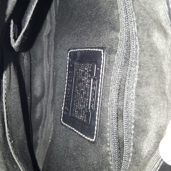 Coach black D0768-11058 hobo - Picture 4 of 5